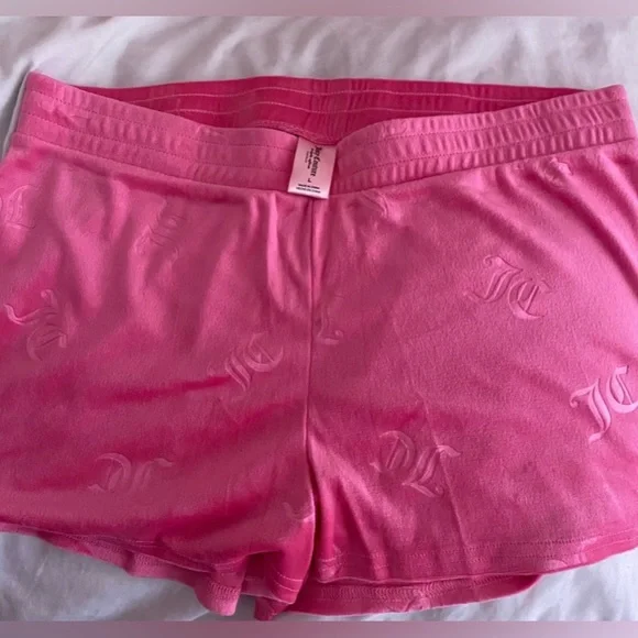 Juicy couture 2 piece hot pink velour set - Picture 3 of 3